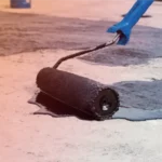 Placement liquide étanchéité pour toiture plate